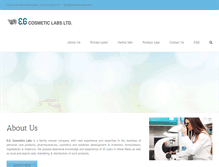 Tablet Screenshot of cosmeticslabs.com